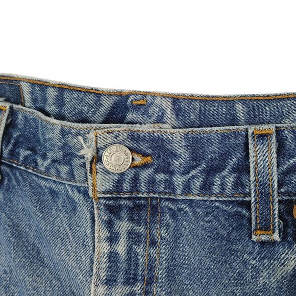Vintage Levi's 550 Made In USA Relaxed Jeans 40x26 (Re-Hemmed) READ! - Picture 8 of 16